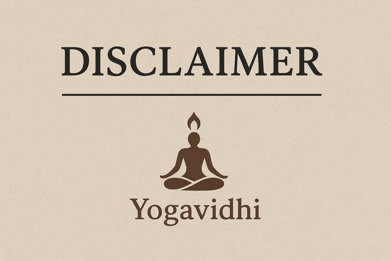 Disclaimer